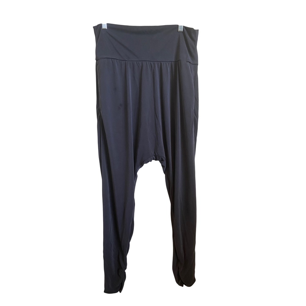 Free People Movement Echo Harem Pants Gray Drop Crotch Yoga Lounge L Large